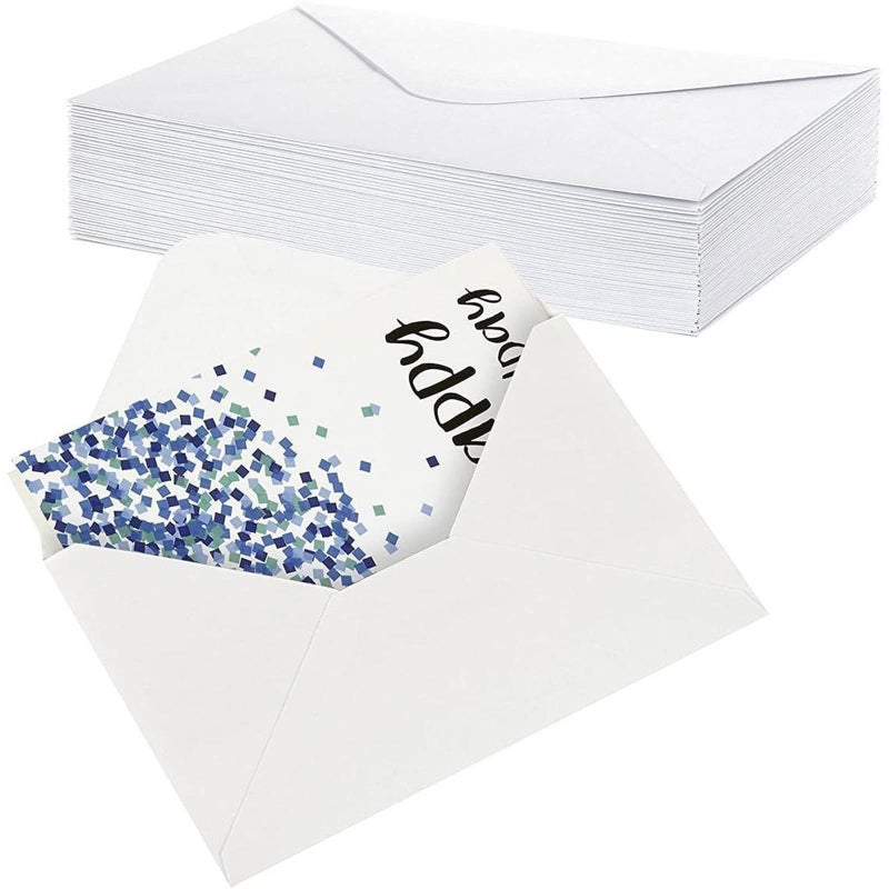 Paper Junkie Birthday Greeting Cards - 4 x 6-Inch, 48-Pack, Multicolor Confetti Design - Blank Inside with Envelopes for Party & Business - Image 4